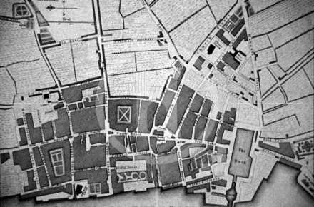 Plan of Liverpool, 1725